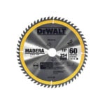 Disco sierra circular 10 pulgadas 60 dientes para madera DEWALT DWA03120