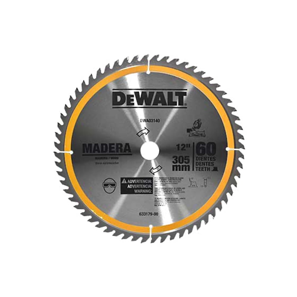 N_DWA03140.jpg Disco de sierra para madera 12 pulgadas 60 dientes DEWALT DWA03140