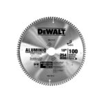 Disco de sierra para aluminio 10 pulgadas 100 dientes DEWALT
