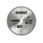 DEWALT Disco para aluminio 12 pulgadas 100 dientes, eje 1 pulgada (DWA03240)