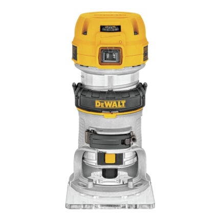 Router DEWALT DWP611 1-1/4 HP con LED y torque variable para acabados precisos