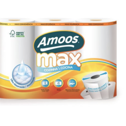 Toalla de papel Amoos Max rollo de cocina