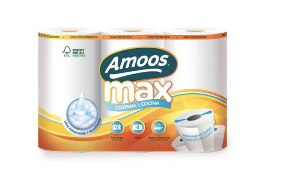 Toalla de papel Amoos Max rollo de cocina