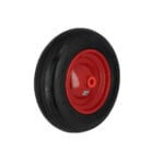 Neumático macizo 380 mm con aro metálico para uso industrial