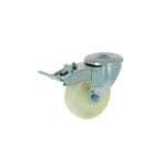 Rueda de nylon 100 mm con freno para pin