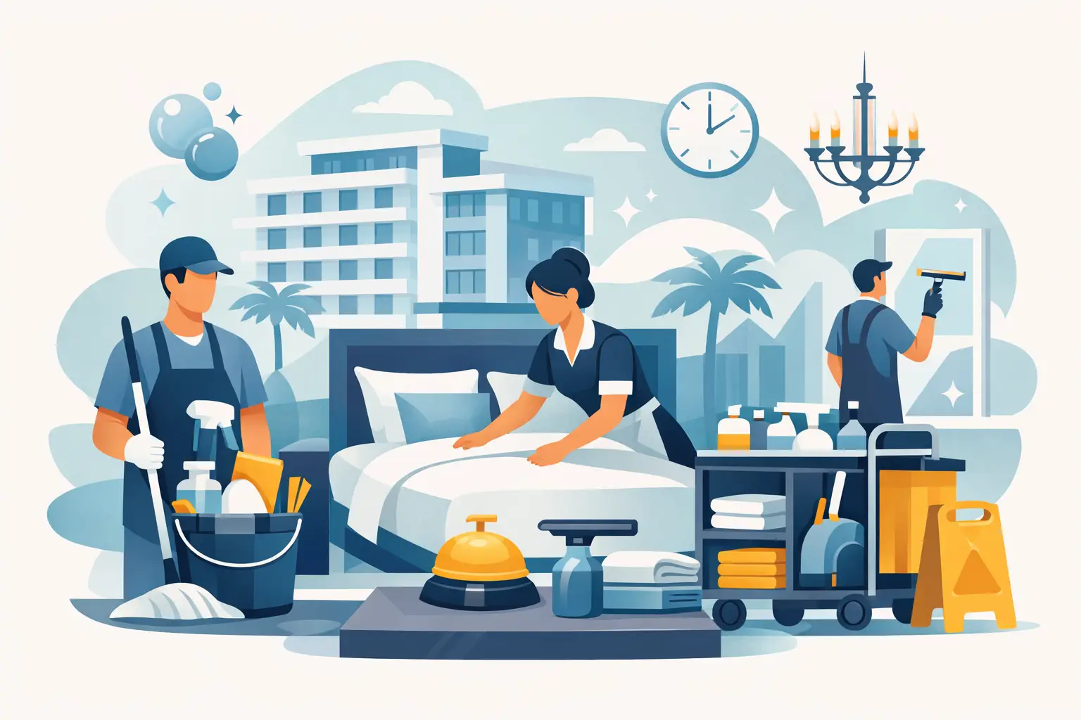 Mantenimiento y limpieza para hoteles eficaz