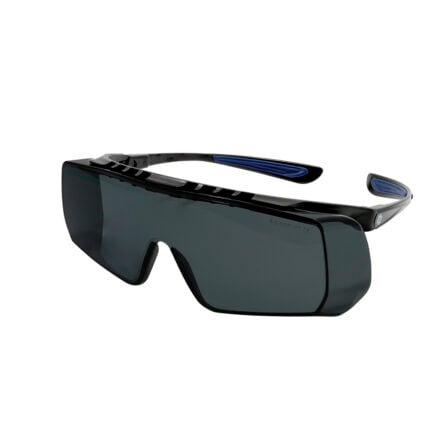 GE Protección Lentes de seguridad negro/negro ahumado GE212S para salud ocupacional