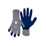 GE Protección Guantes de nitrilo recubiertos arrugados, 12 pares, talla M
