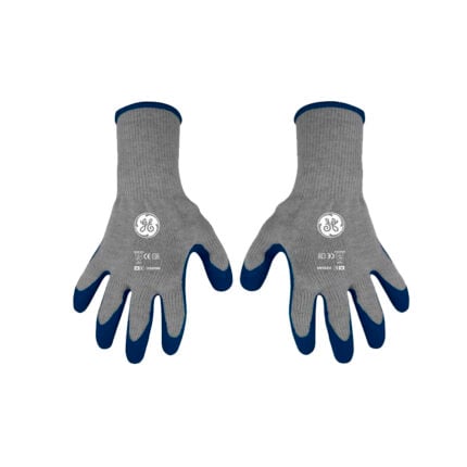 GE Protección Guantes recubiertos de PU 18G talla XL (12 pares) para salud ocupacional