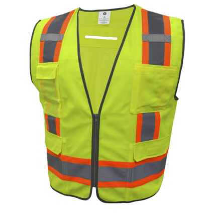 GE Protección Chaleco verde 8 bolsillos L, equipo de protección personal