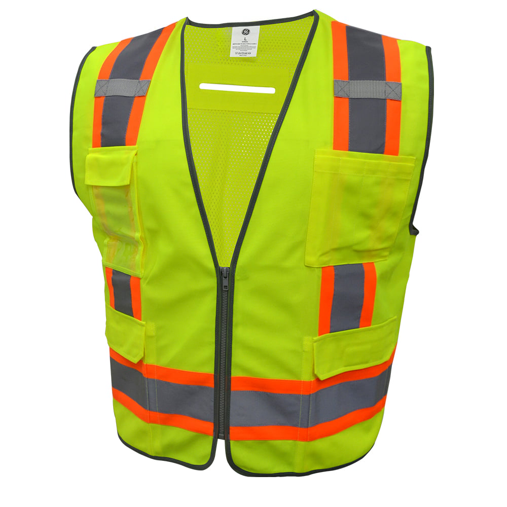 1011316910.jpg GE Protección Chaleco verde 8 bolsillos L, equipo de protección personal