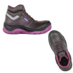 Zapato de seguridad Retryver Hera café-rosada N°40