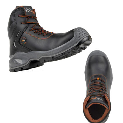 Zapato de seguridad Retryver Atila negro suela gris N°43