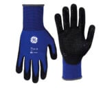 GE Protección Guantes de nitrilo recubiertos 12 pares talla M