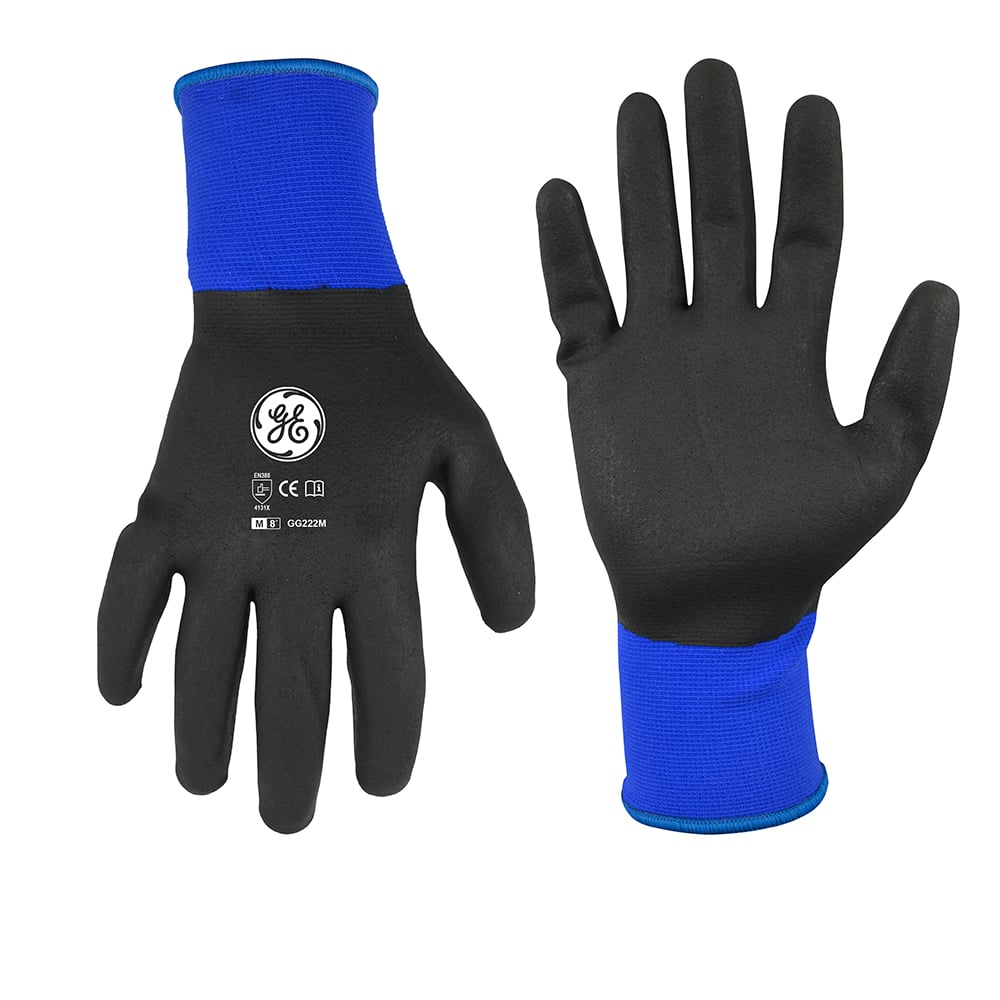 1011317171.jpg GE Protección Guantes de nitrilo con recubrimiento completo, talla M