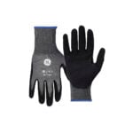GE Protección Guantes de nitrilo recubiertos calibre 18 talla M (12 pares)