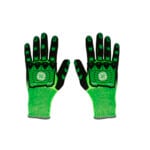 GE Protección Guantes de nitrilo con TPR de impacto y recubrimiento arenoso