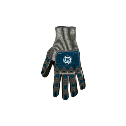 GE Protección Guantes de nitrilo con protección de impacto TPR A5, talla XL