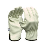 GE Protección Guante de cuero XL para trabajo industrial, complemento a guantes de nitrilo