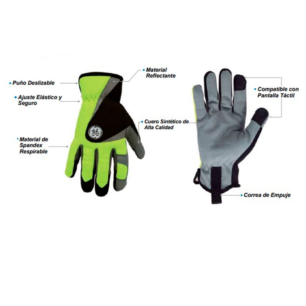 1011317751.jpg GE Protección Guantes para mecánica de alta visibilidad L GG402LC para salud ocupacional