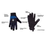 GE Protección Guantes para mecánico de impacto talla M | salud ocupacional