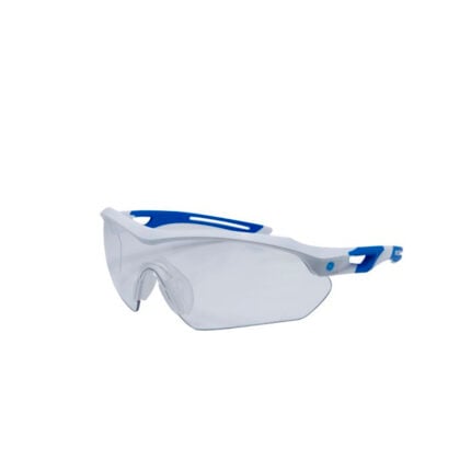 GE Protección Lentes de seguridad blanco/azul GE110CAF para salud ocupacional