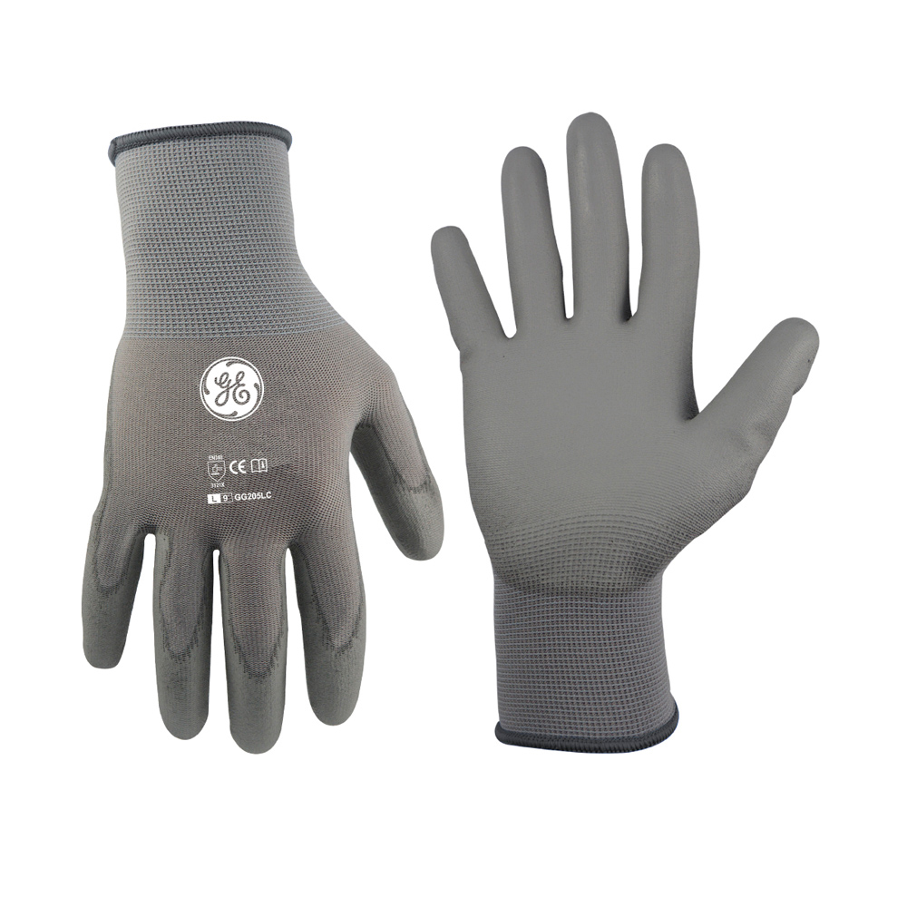 10113182311.jpg GE Protección Guante recubierto de PU 15 GA talla S para salud ocupacional