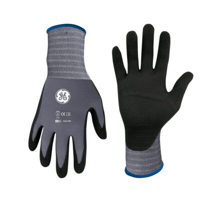 GE Protección Guantes de nitrilo recubiertos talla S (12 pares) para salud ocupacional