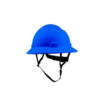 GE Protección Casco de seguridad ventilado azul para industria y construcción