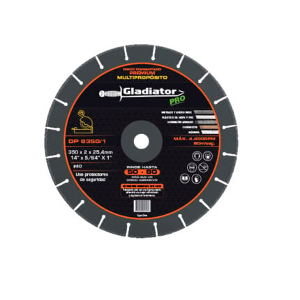 Disco diamantado 14 pulgadas Premium DP 8350