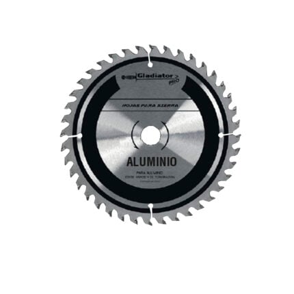 Disco de sierra para aluminio 10 pulgadas 100 dientes, eje 1 pulgada