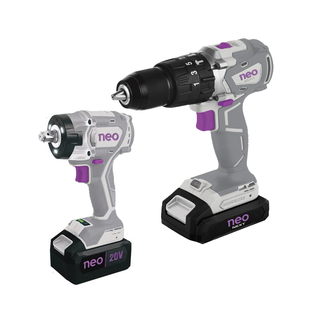 1033619045.jpg Combo taladro y llave de impacto 20V inalámbricos