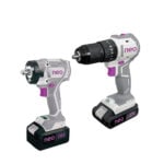 Kit taladro y llave de impacto 20V para mantenimiento profesional