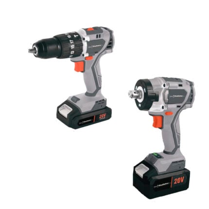 Combo taladro y llave de impacto 20V inalámbricos