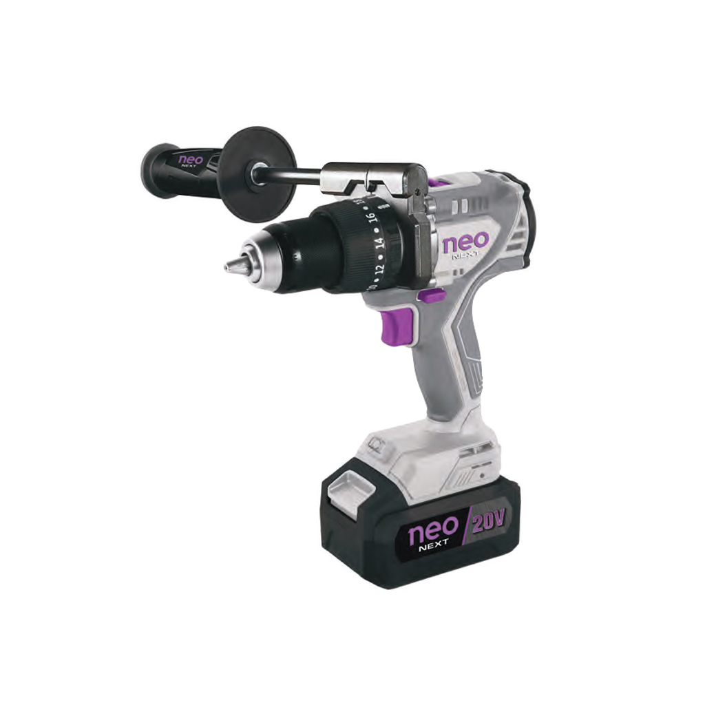 1033619905.jpg Taladro percutor 13 mm inalámbrico 4 Ah (kit 2 baterías)