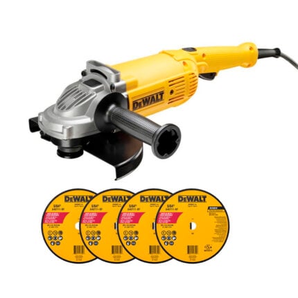 Esmeriladora DWE490 DEWALT con 4 discos DW84902