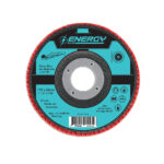 Disco flap 4 1/2 grano 100 para acabado fino en metal (115 mm)