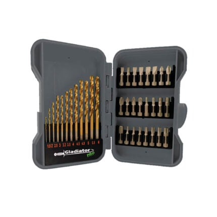 GLADIATOR Set de brocas y puntas 37 piezas SPB 837 k