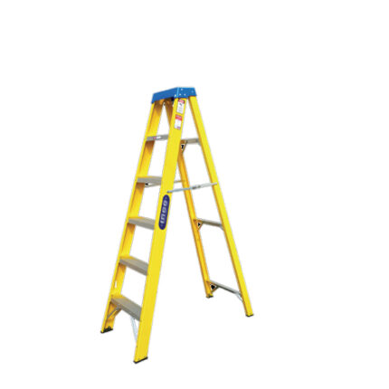 Escalera de fibra de vidrio 8 ft doble acceso industrial
