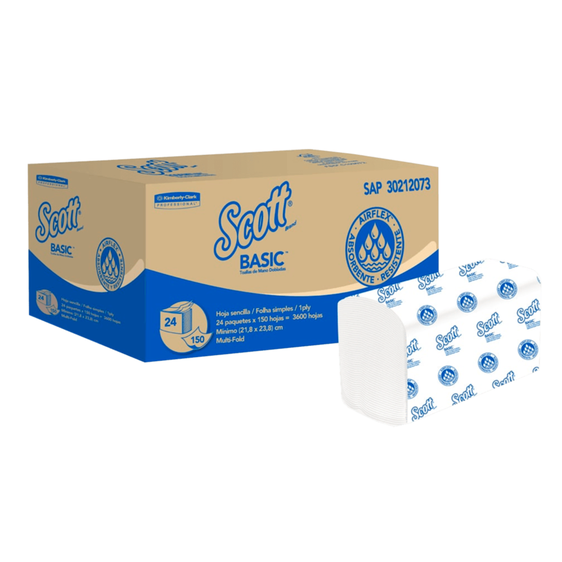 Toalla de Manos Scott Airflex Plegada 24x150 30212073 en Costa Rica - Xtreme Clean Toalla de Manos Scott Airflex Plegada 24x150 30212073 en Costa Rica - Xtreme Clean