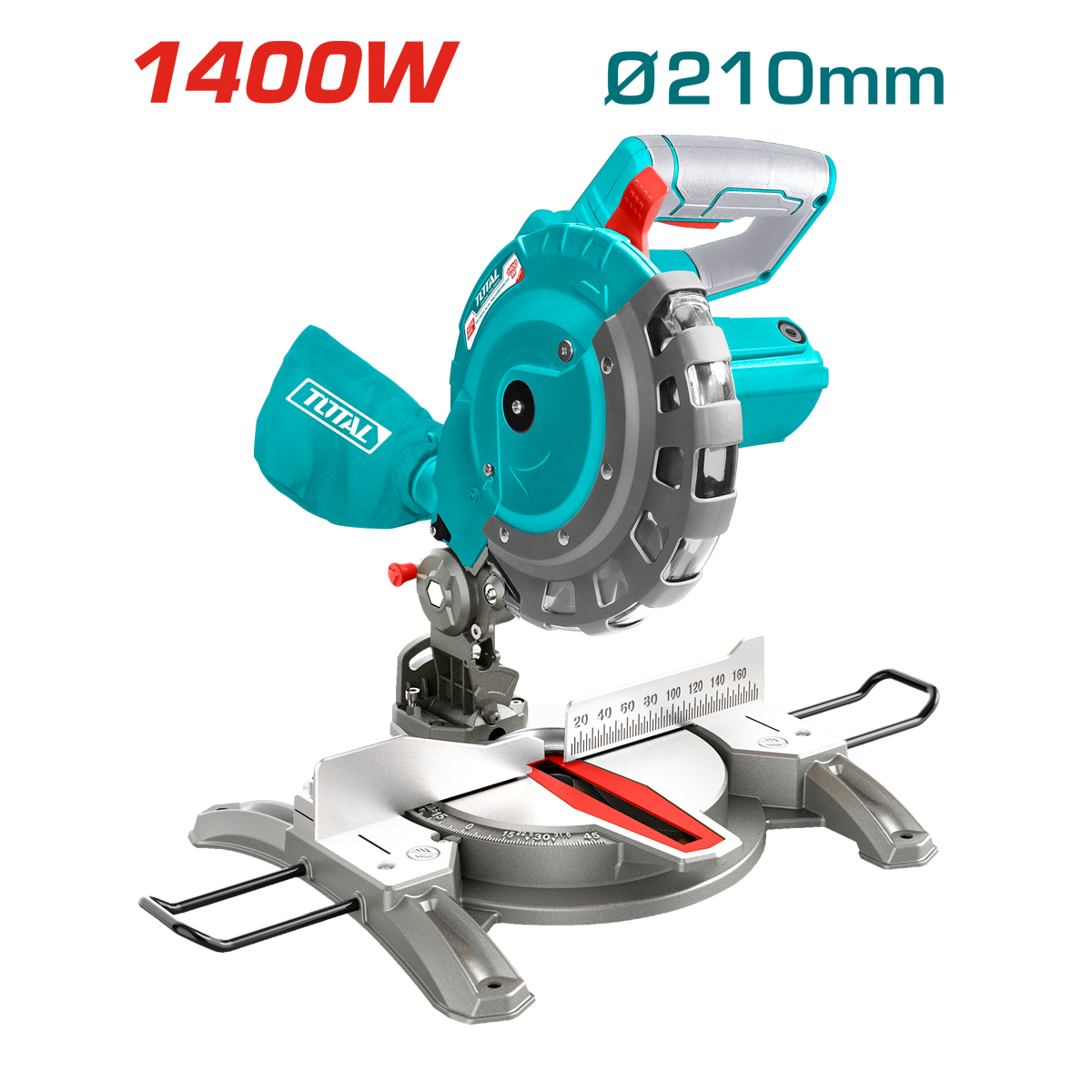 Ingleteadora TOTAL 8 1/4" 1400W Ingleteadora TOTAL 8 1/4" 1400W
