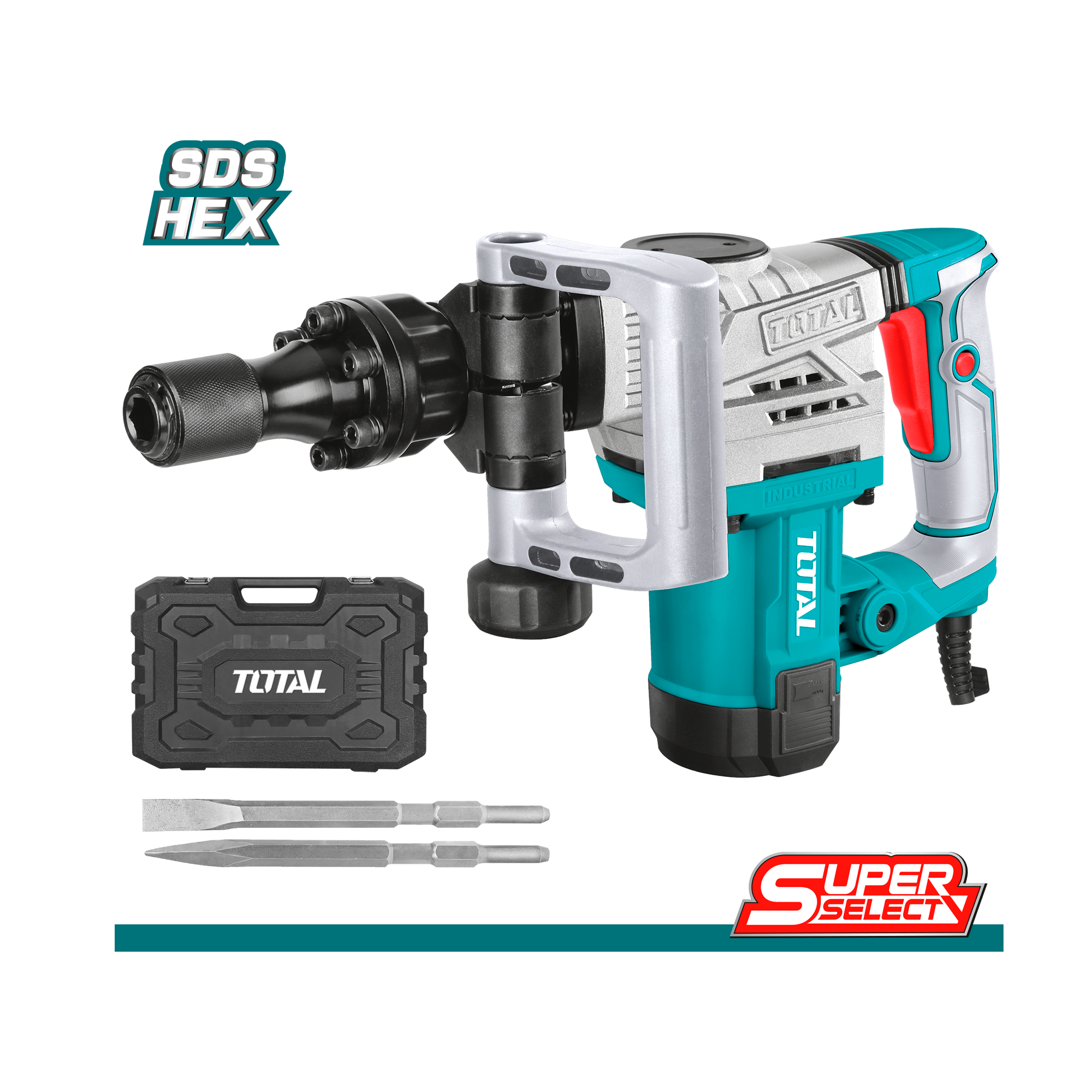 Demoledor TOTAL 1300W SDS HEX Demoledor TOTAL 1300W SDS HEX