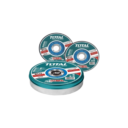 Disco para Cortar Metal TOTAL Delgado 4 1/2" x 1.2mm — Caja 10 unidades