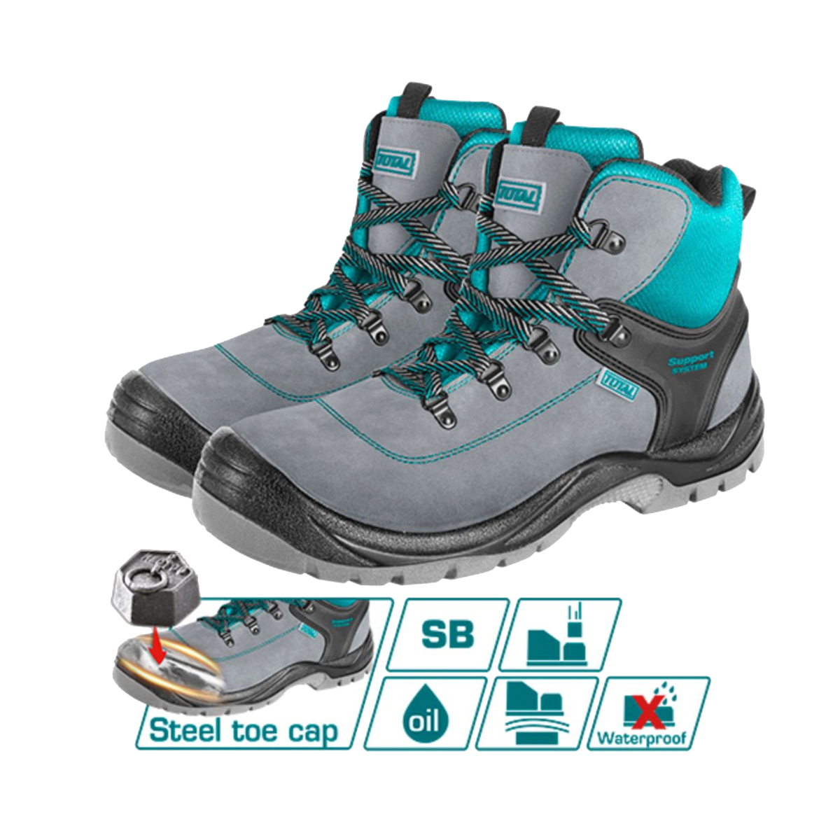 40004009.png Zapato de Seguridad Total Bota Gris Reforzada TSP203SB