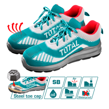 Zapato de Seguridad Total Tenis Verde Punta de Acero TSP208SB