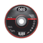 Disco flap 4 1/2 grano 100 para acabado fino (115 mm)
