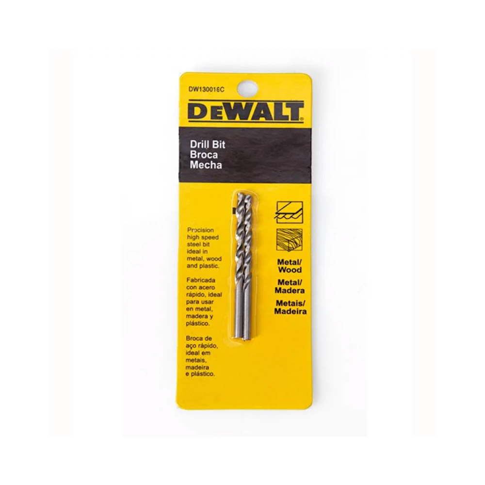 DW130116C.jpg DEWALT Broca para metal HSS 1/16 (paquete de 2)