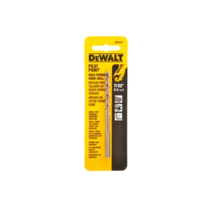 DEWALT Broca para metal 7/32 Pilot Point DW1914