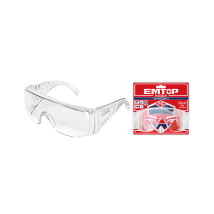 Lentes de seguridad EMTOP ESGG0201 con lente transparente