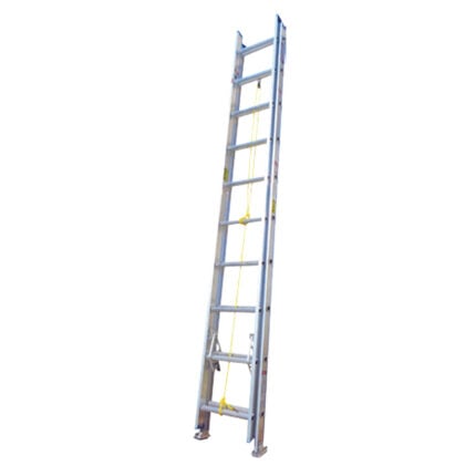 Escalera de extensión de aluminio 32 pies industrial